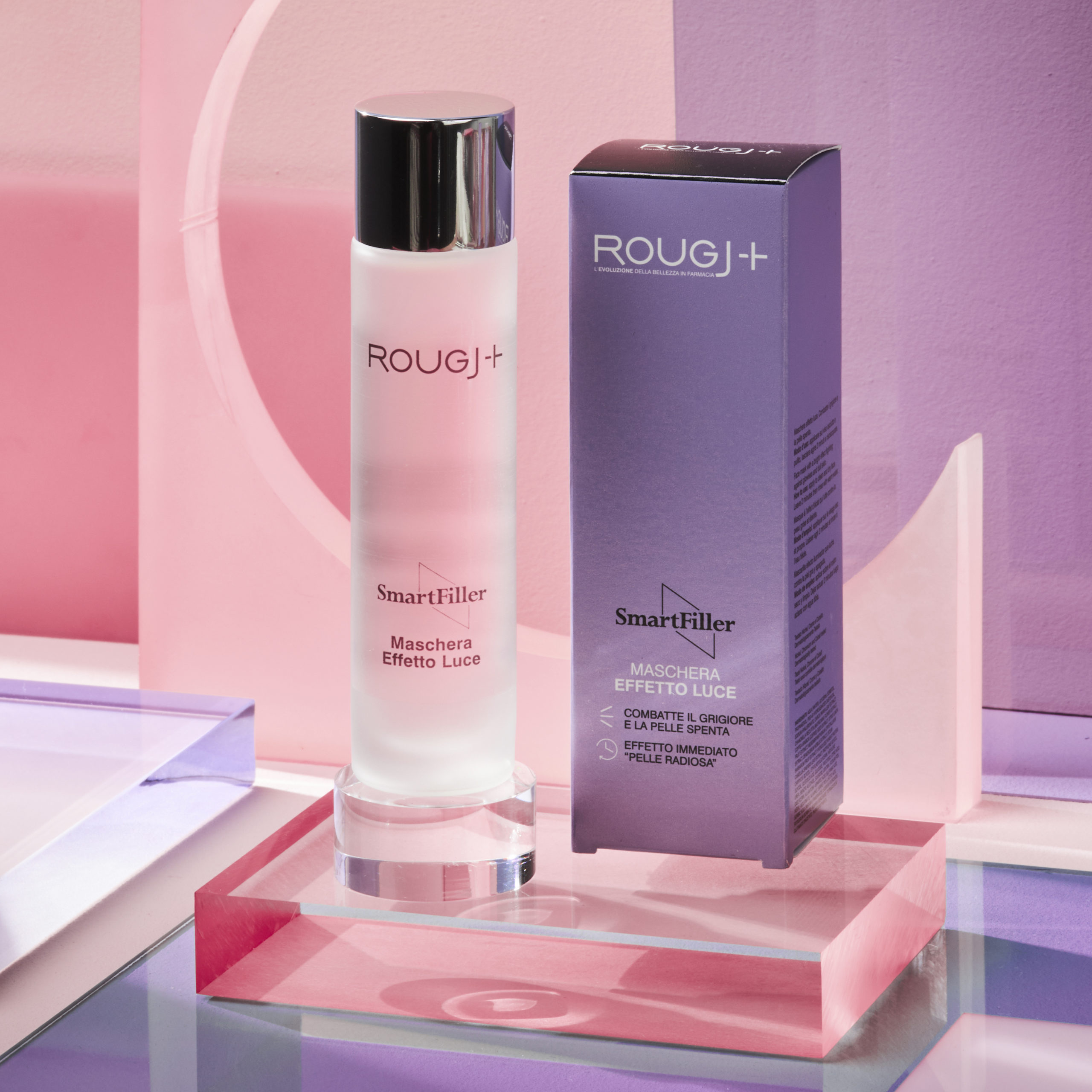Beauty routine invernale maschera effetto luce